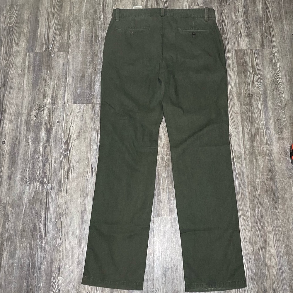Banana Republic Aiden Pant Dark Green Chinos Khakis Men’s Size 35X36 Workwear - Picture 2 of 5